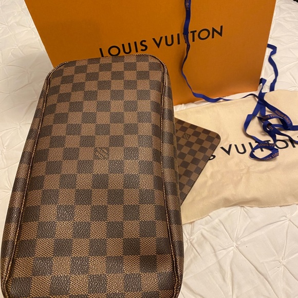 Louis Vuitton Neverful MM Damier Ebene Rose Ballerine - Picture 6 of 12